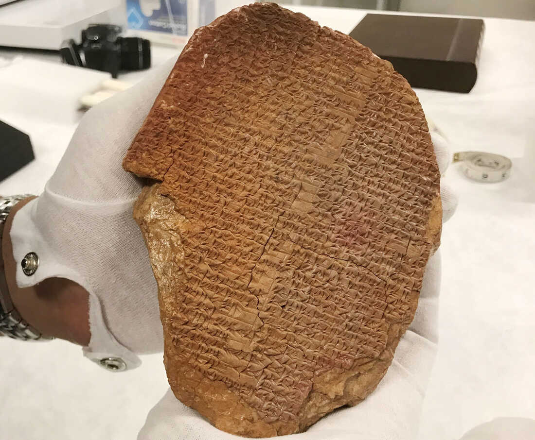 Hobby Lobby’s $1.6 million Gilgamesh tablet has been forfeited to the U.S.